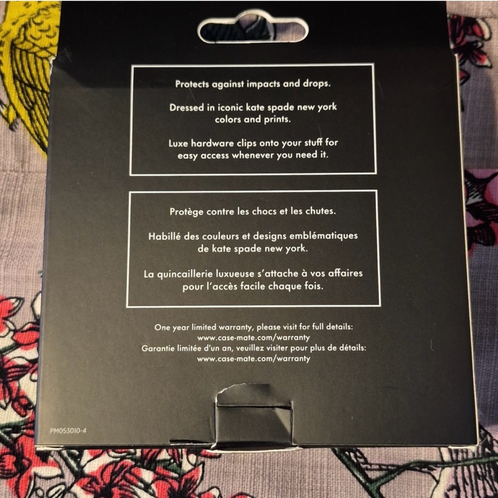 NEW Kate Spade Black and White Polka Dot AirPods Pro 1st & 2nd Generation Case - Picture 3 of 3